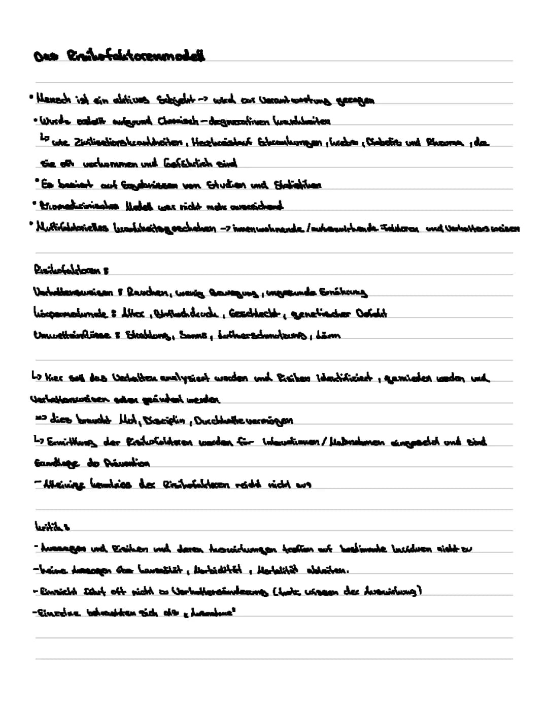 Risikofaktorenmodell leicht erklärt: Beispiele und Präsentation