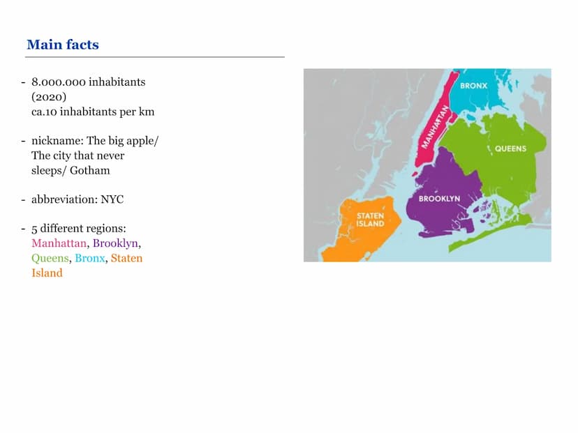 New York
City
USA
ARTL
TIPE
MENS S
HOUDE
DEAL
S
KONT
PNEU Overview
Main facts
Boroughs
Geography
Weather
Attractions
Famous people Main fact