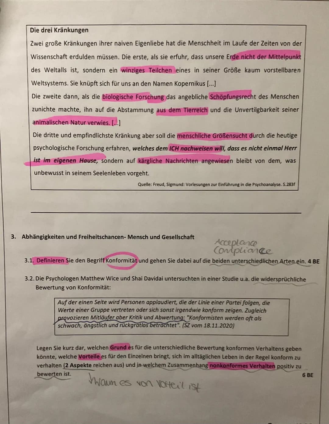 Datum:02.05.2022
Themenbereiche:
1.
Angewandte Ethik (Verantwortungsethik nach Hans Jonas)
Freiheit und Determination: Motive und Gründe men