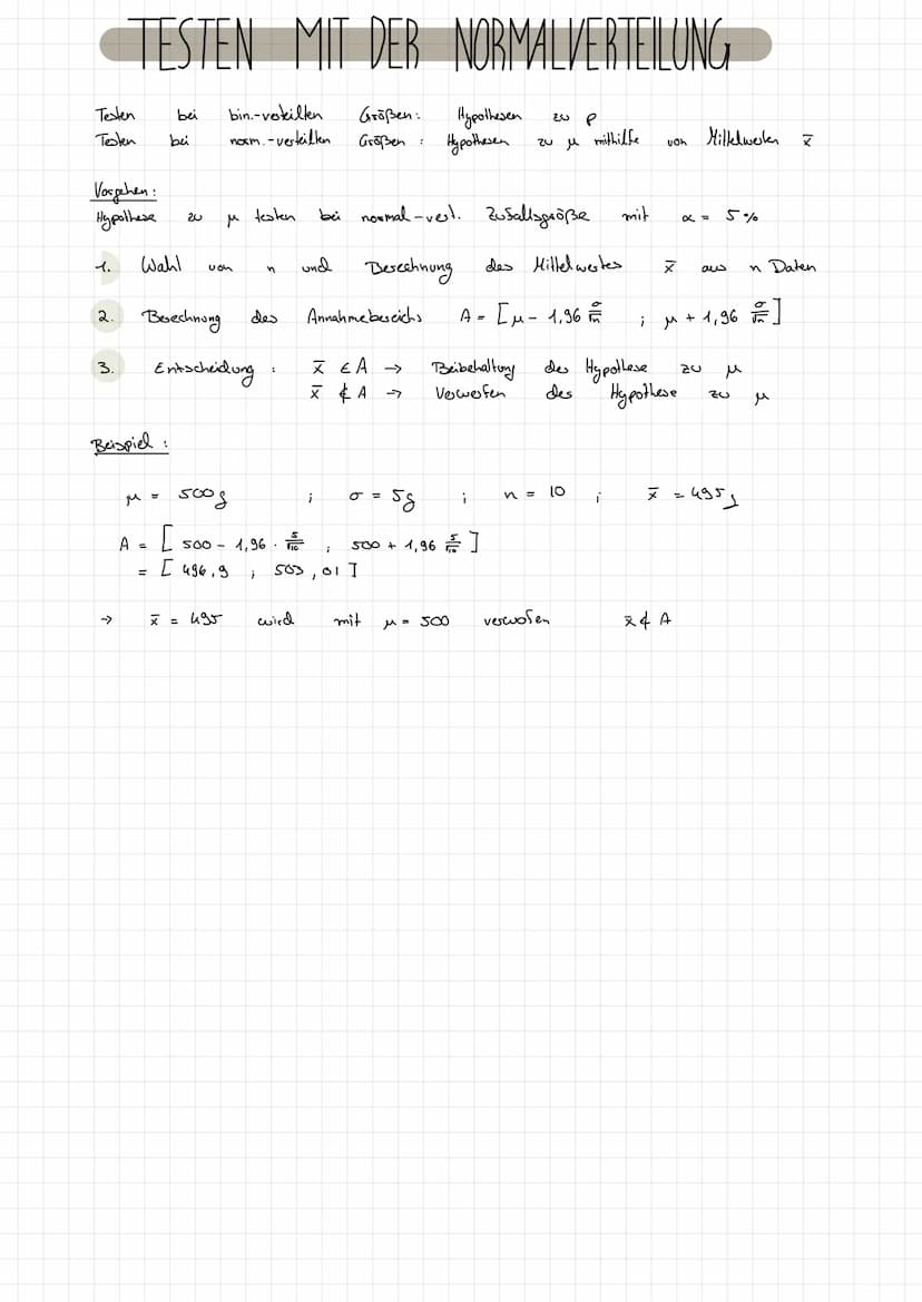 MITTELWERT UND STANDARDABWEICHUNG
^ (x₂ + x₂ + x₂ + ... + xn)
√ ₁ ((x₁ - x)² + (x₂-x)² + ... + (x₂-x) ²
=
Mittelwert
Gauß sche
Far
μ =
(mü)
