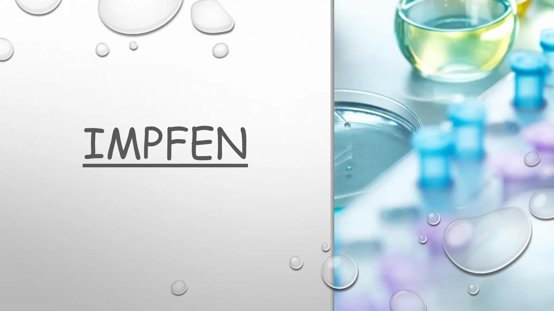 
<p>Was bedeutet Impfen?<br />
Eine Impfung, auch Schutzimpfung oder Vakzination (ursprünglich die Infektion mit Kuhpockenmaterial; von Late