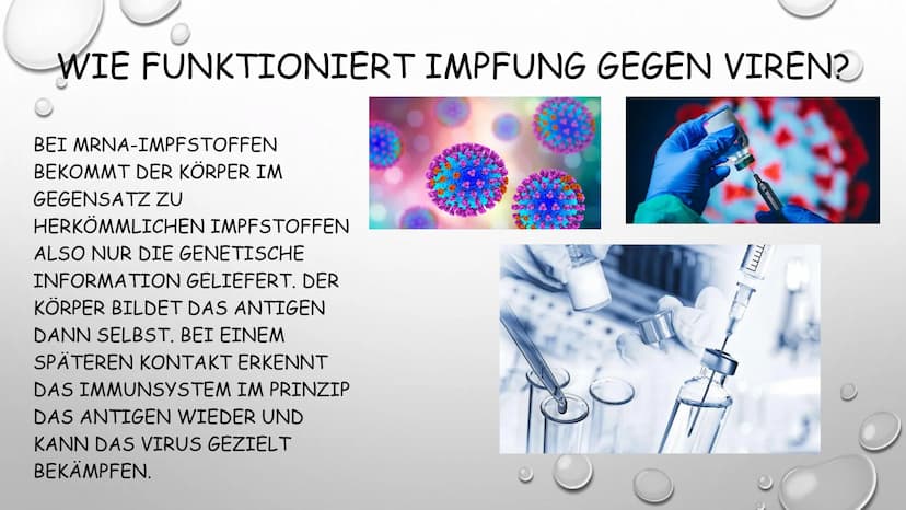 
<p>Was bedeutet Impfen?<br />
Eine Impfung, auch Schutzimpfung oder Vakzination (ursprünglich die Infektion mit Kuhpockenmaterial; von Late