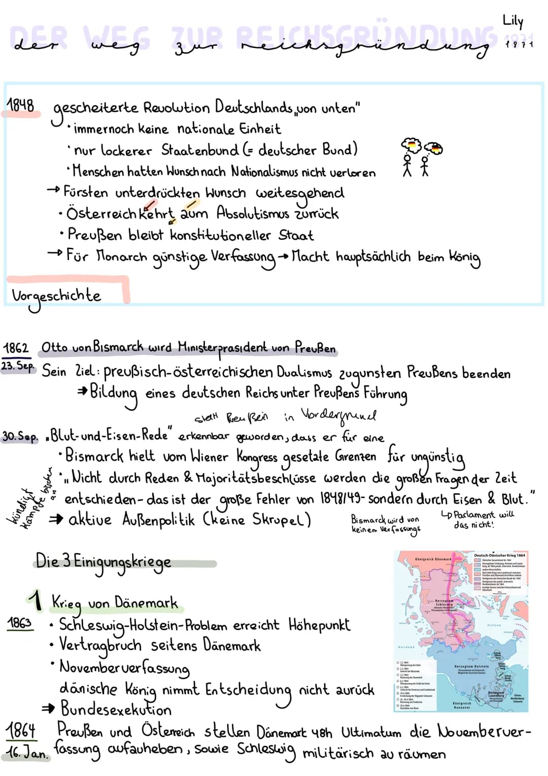 der weg zur Relangrändung.
معه
1848 gescheiterte Revolution Deutschlands, von unten"
• immernoch keine nationale Einheit
nur lockerer Staate