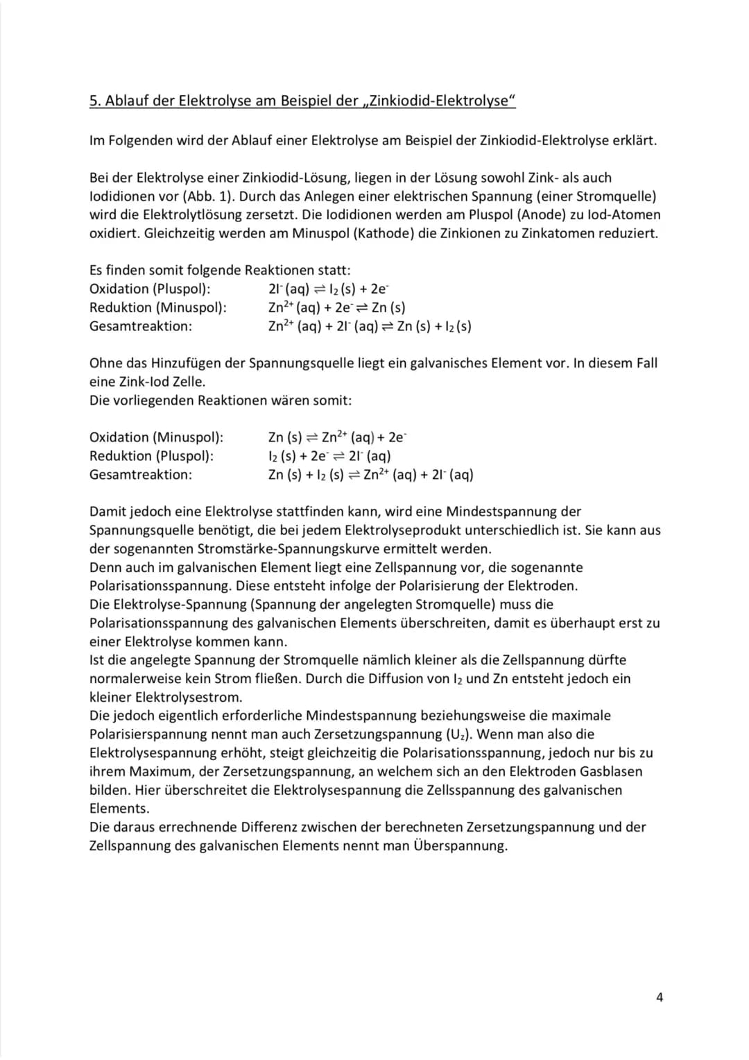 Elektrolysen
Ausarbeitung zum Thema: Elektrolysen
00.0, 15.0, 0.0%. Obrov
OO Inhaltsverzeichnis
1. Definition und Allgemeines
2. Geschichte
