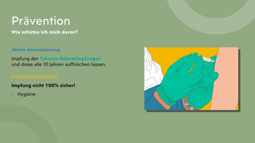 Tetanus
Wundstarrkampf
Präsentation von Lamia ●
●
Gliederung
Erreger, Art des Erregers
Bakterien Arten
Übertragungswege/Ansteckung
•
• Wirku