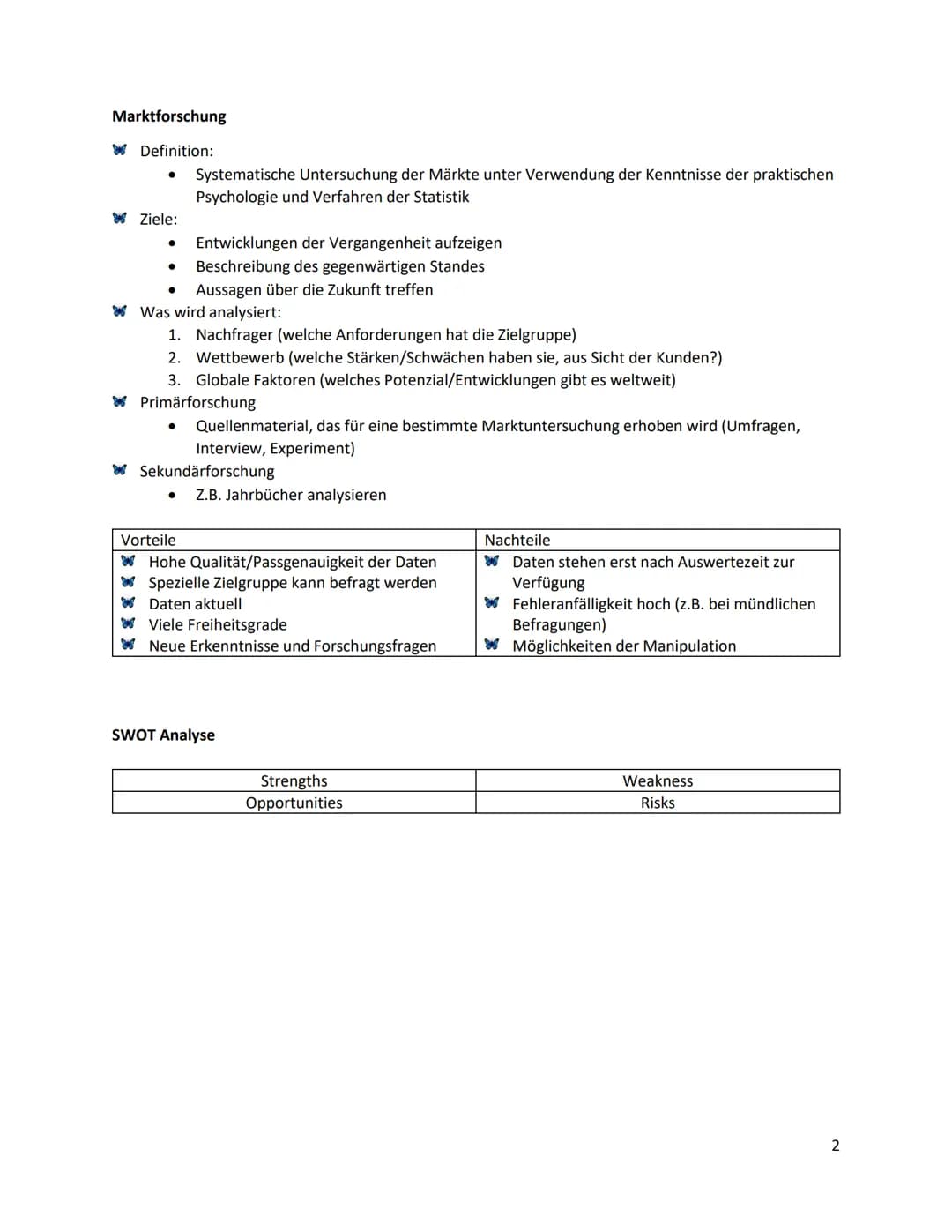 Marketing
Definition:
●
Managementprozess, der vom Unternehmen geplant und durchgeführt wird
Ziel: Bedürfnisse/Wünsche des Kunden identifizi