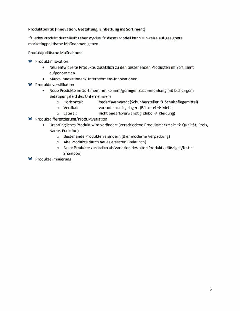 Marketing
Definition:
●
Managementprozess, der vom Unternehmen geplant und durchgeführt wird
Ziel: Bedürfnisse/Wünsche des Kunden identifizi