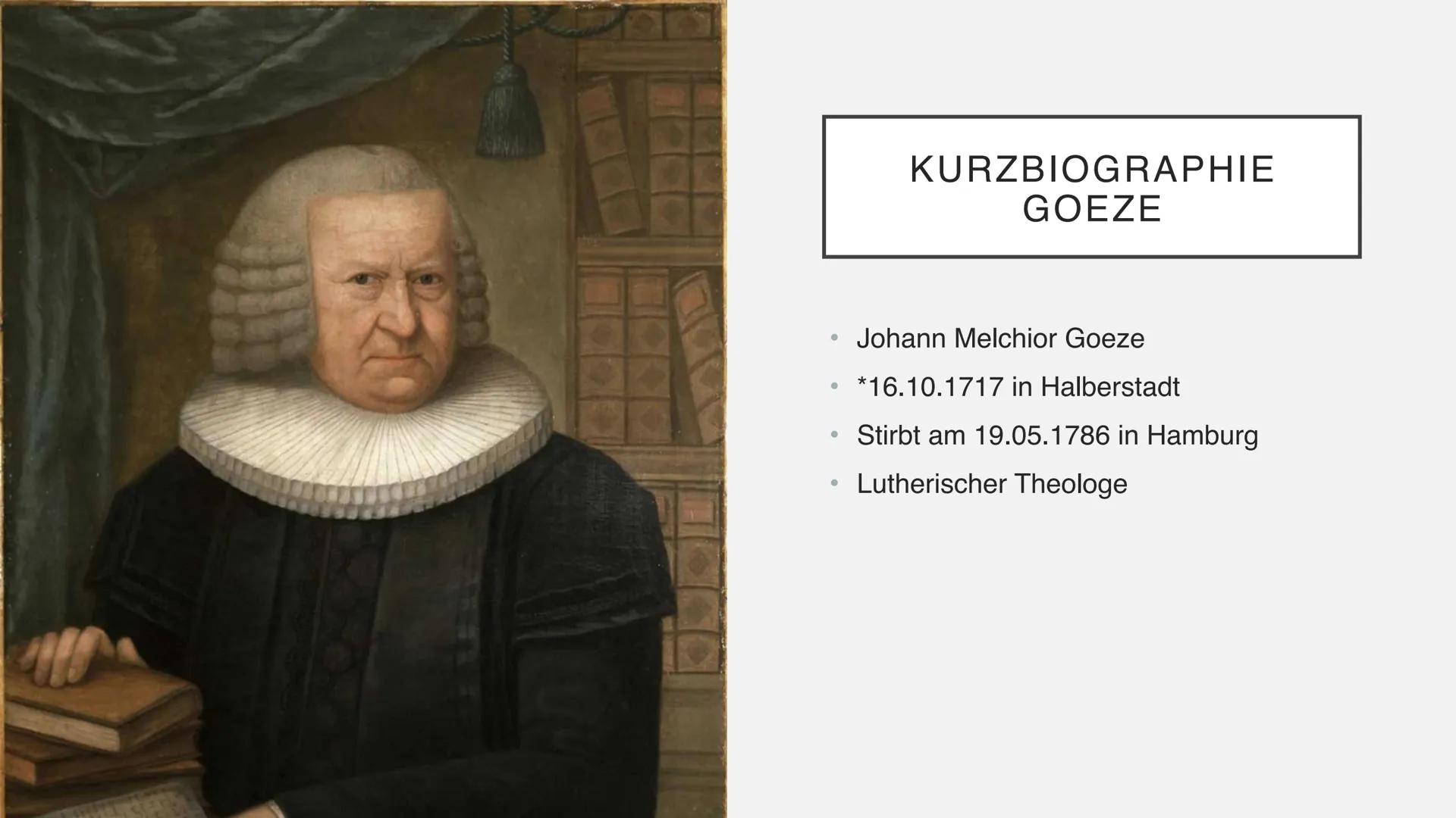 GOTTHOLD EPHRAIM LESSING INHALTSVERZEICHNIS
Biographie Gotthold Ephraim Lessing
Wirken
Werke
Erziehung des Menschengeschlechts nach
Lessing
