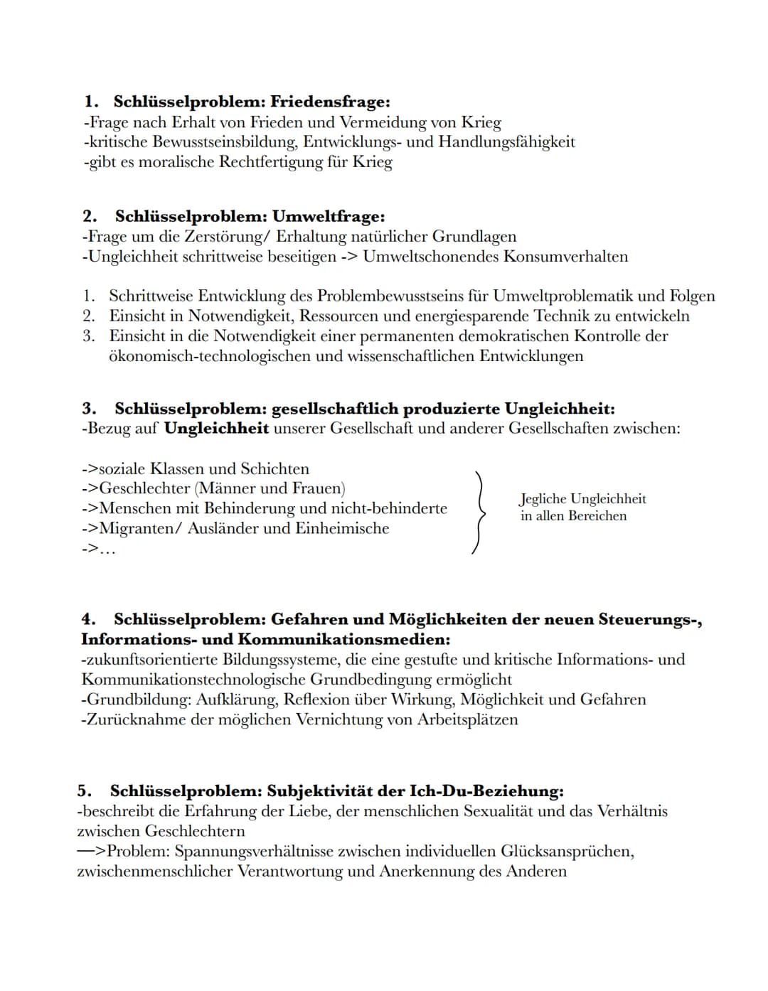 Klafui:
->
Grundannahme:
Bildung beeinflusst Identität
→Mensch ist grundsätzlich sein Leben
lang bildungsfähig
Schule
Selbstbestimmung:
->..