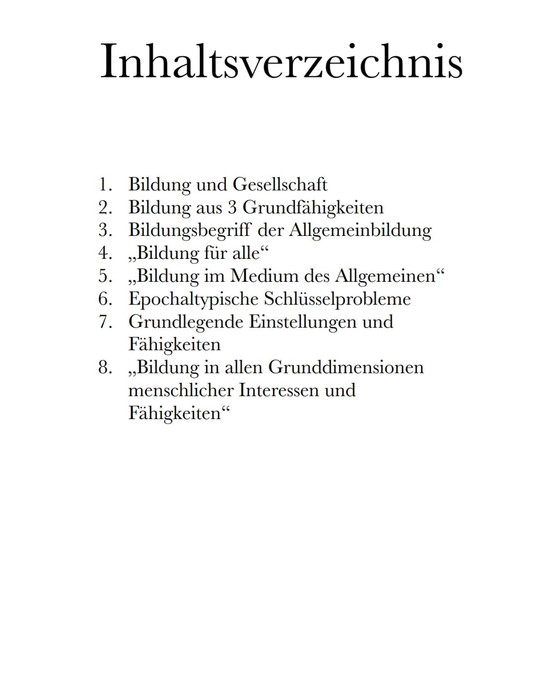 Klafui:
->
Grundannahme:
Bildung beeinflusst Identität
→Mensch ist grundsätzlich sein Leben
lang bildungsfähig
Schule
Selbstbestimmung:
->..