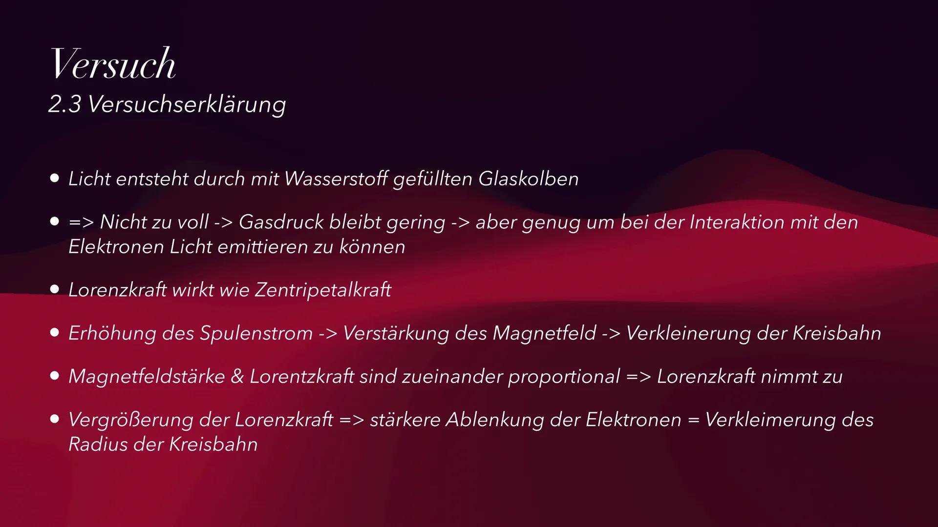 Das Fadenstrahlrohr
Versuchsaufbau zum Bestimmen der spezifischen Ladung eines
Elektrons
Thomas Jahn & Samantha-Serafine Wagner Gliederung
1