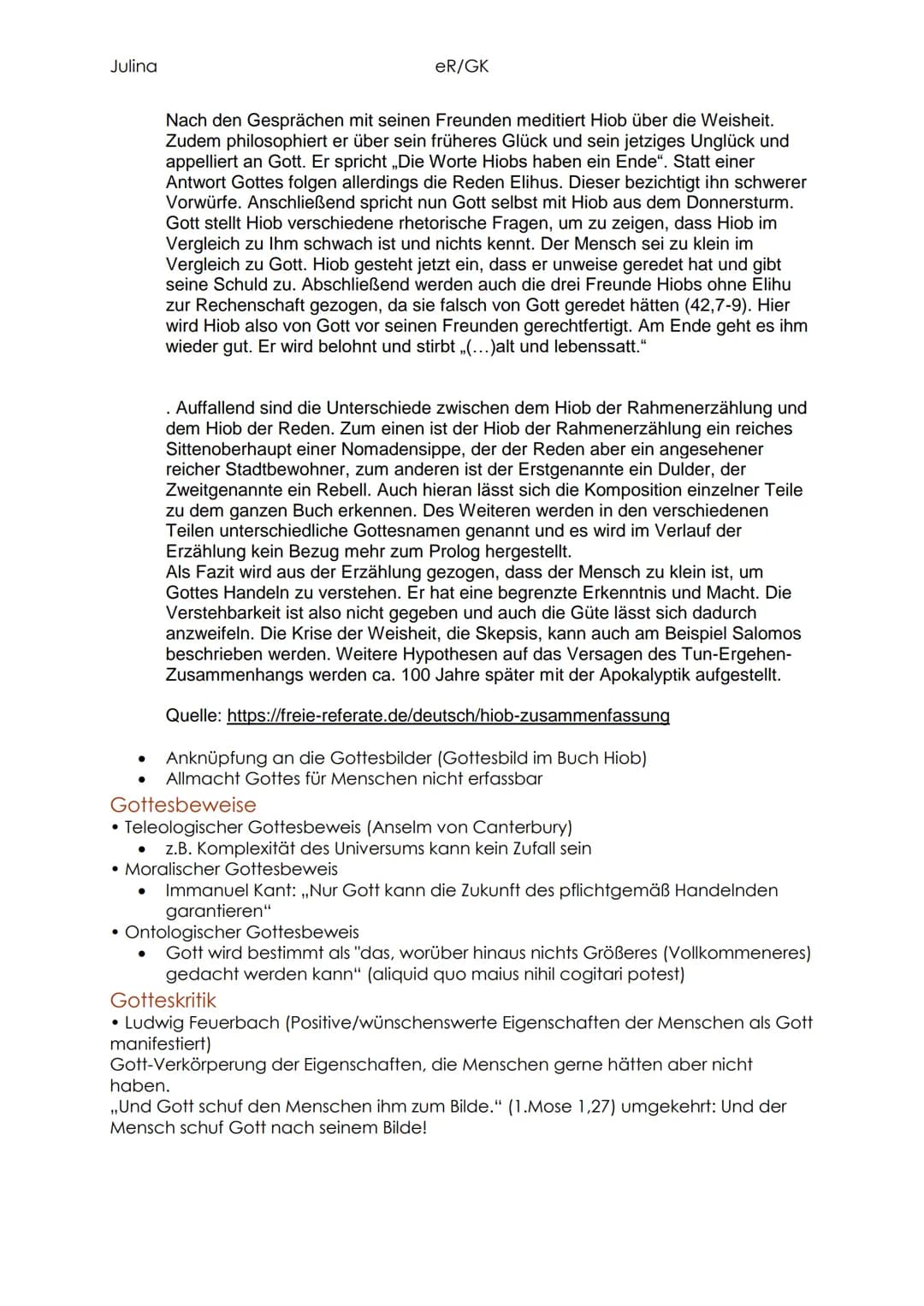 Julina
eR/GK
Abiturvorbereitung
Aufbau der Bibel
• AT/NT
• Textgattungen
• Entstehung/Übersetzung der Bibel (Martin Luther, babylonisches Ex
