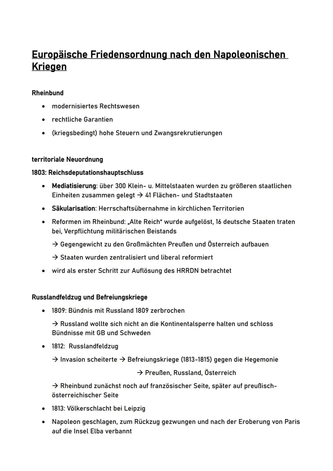 ABI LERNZETTEL GESCHICHTE
Dreißigjähriger Krieg und westfälischer Frieden
1648 Westfälischer Frieden
=> Ablauf: Kriegsführende Länder kommen