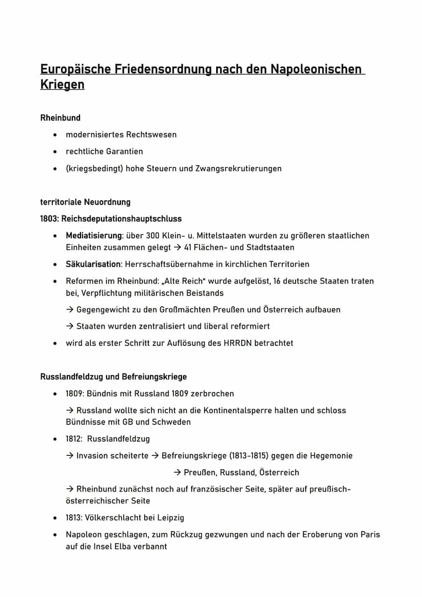 ABI LERNZETTEL GESCHICHTE
Dreißigjähriger Krieg und westfälischer Frieden
1648 Westfälischer Frieden
=> Ablauf: Kriegsführende Länder kommen