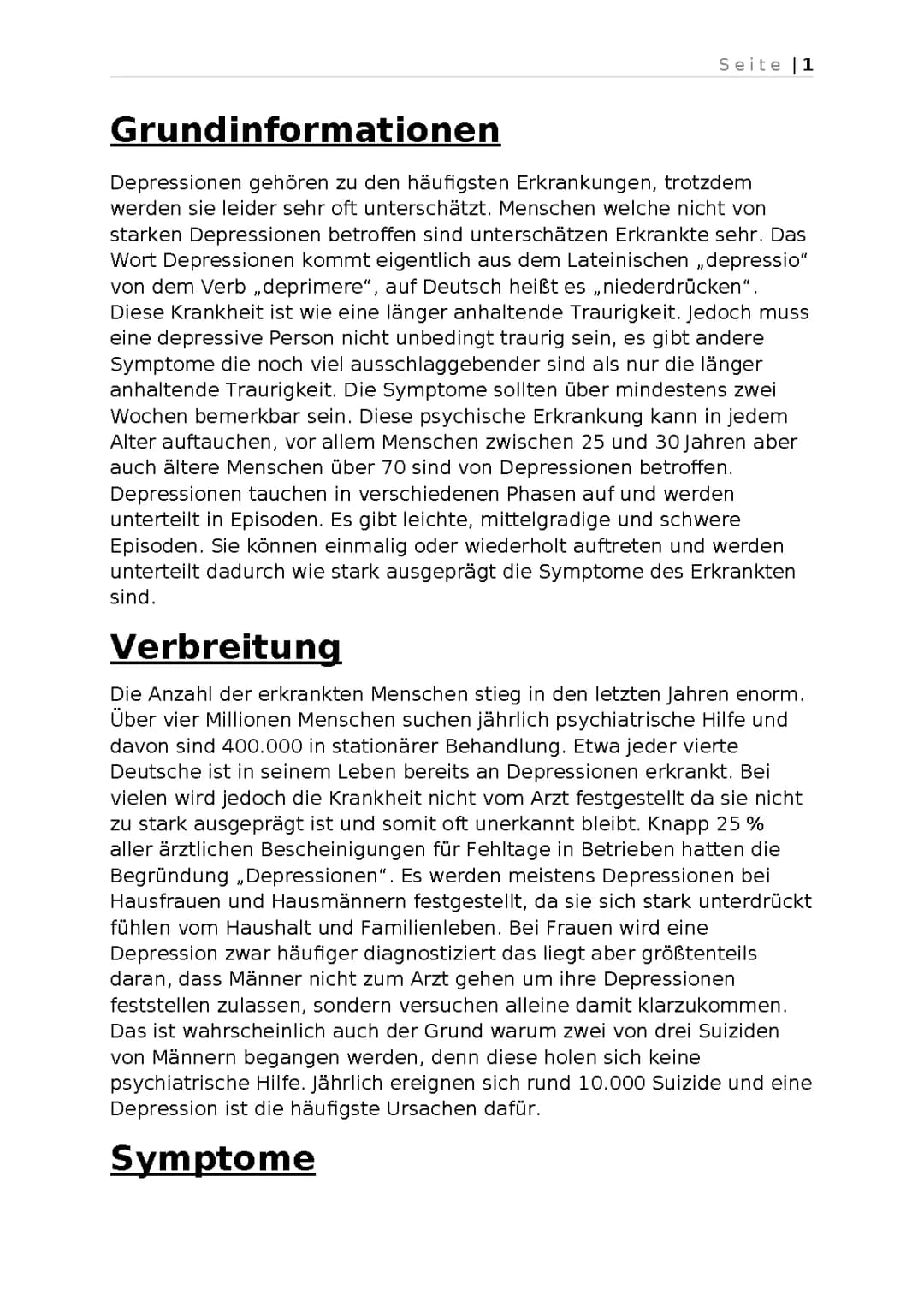 Alles über die Arten von Depressionen: Symptome, Tests und Behandlungen