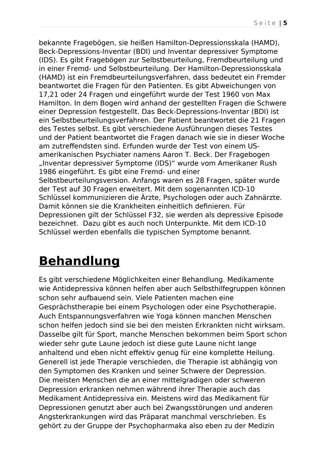 Seite | 1
Grundinformationen
Depressionen gehören zu den häufigsten Erkrankungen, trotzdem
werden sie leider sehr oft unterschätzt. Menschen