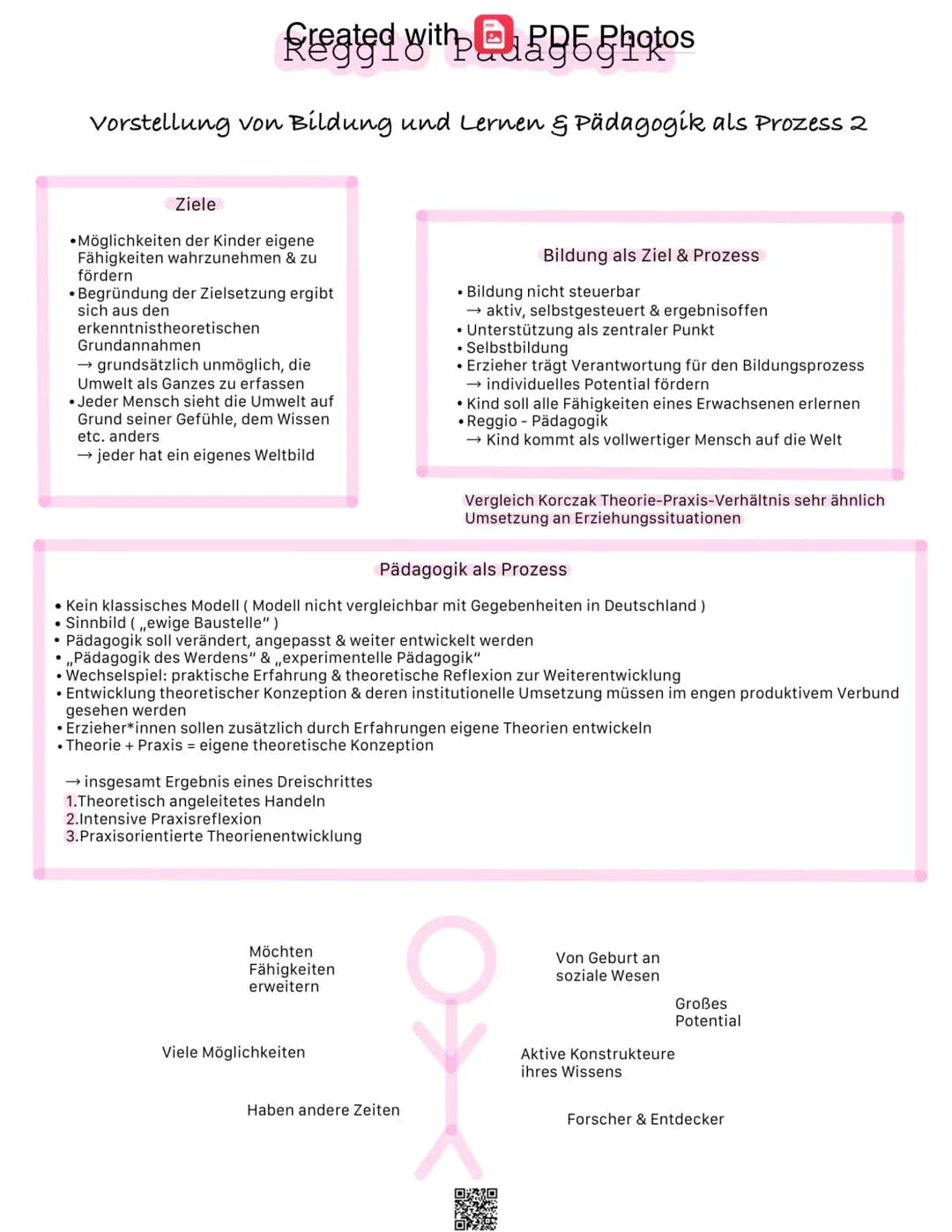 Created with, PDF Photos
Reggio Padagogik
Raum als dritter Erzieher 1
Bedeutung
•Ständige & Sorgfältige Gestaltung der pädagogischen Umgebun