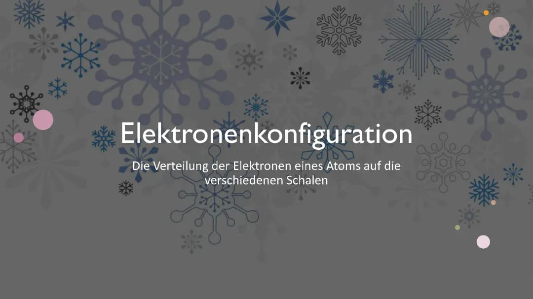 Alles über Elektronenkonfiguration: Tabellen, Beispiele und Übungen für das Periodensystem