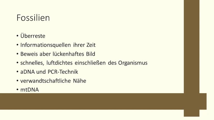 Paläontologie
Die Wissenschaft der vergangenen Erdzeitalter und dessen Überreste Bio Paläontologie Zusammenfassung:
Ich Paläontologie- was i