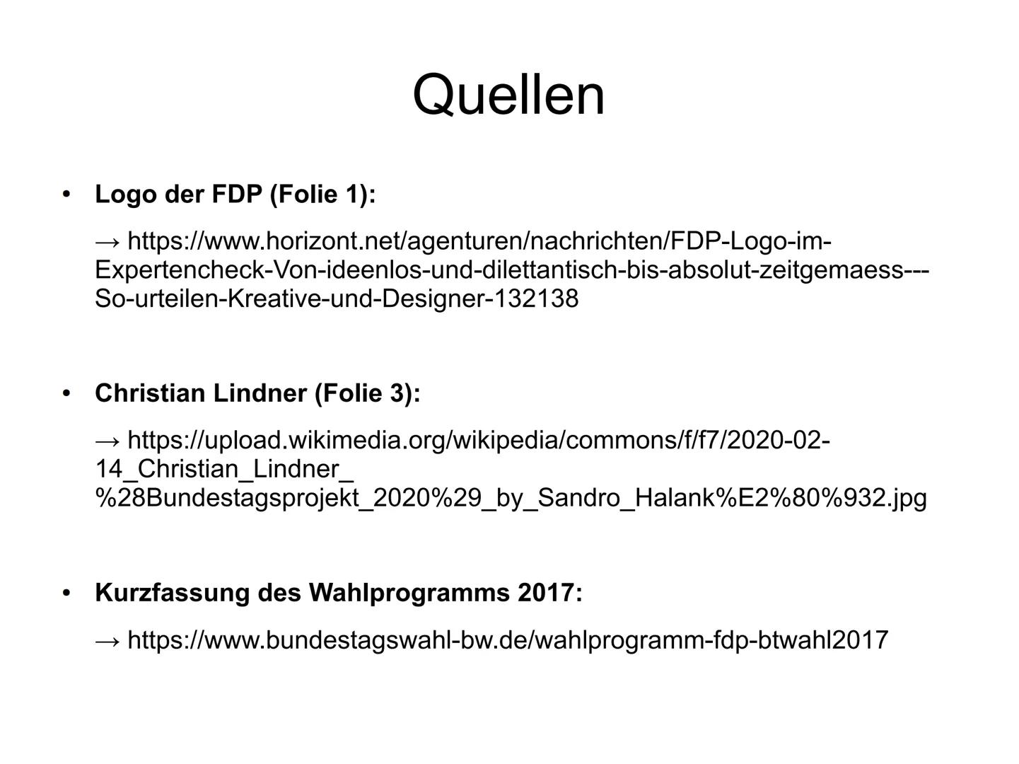 Die zentralen Denkschulen
-FDP-
Freie
Demokraten
FDP ●
●
●
Gliederung
Vorstellung der Partei
Zentrale Denkschulen
Anwendung zentraler Denksc