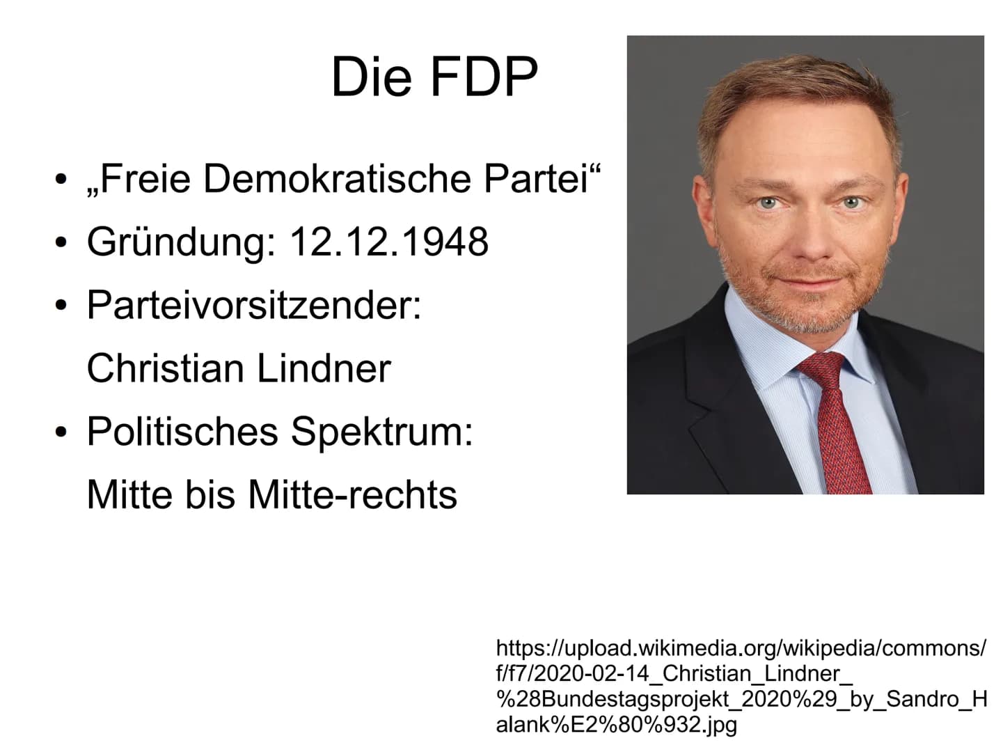 Die zentralen Denkschulen
-FDP-
Freie
Demokraten
FDP ●
●
●
Gliederung
Vorstellung der Partei
Zentrale Denkschulen
Anwendung zentraler Denksc