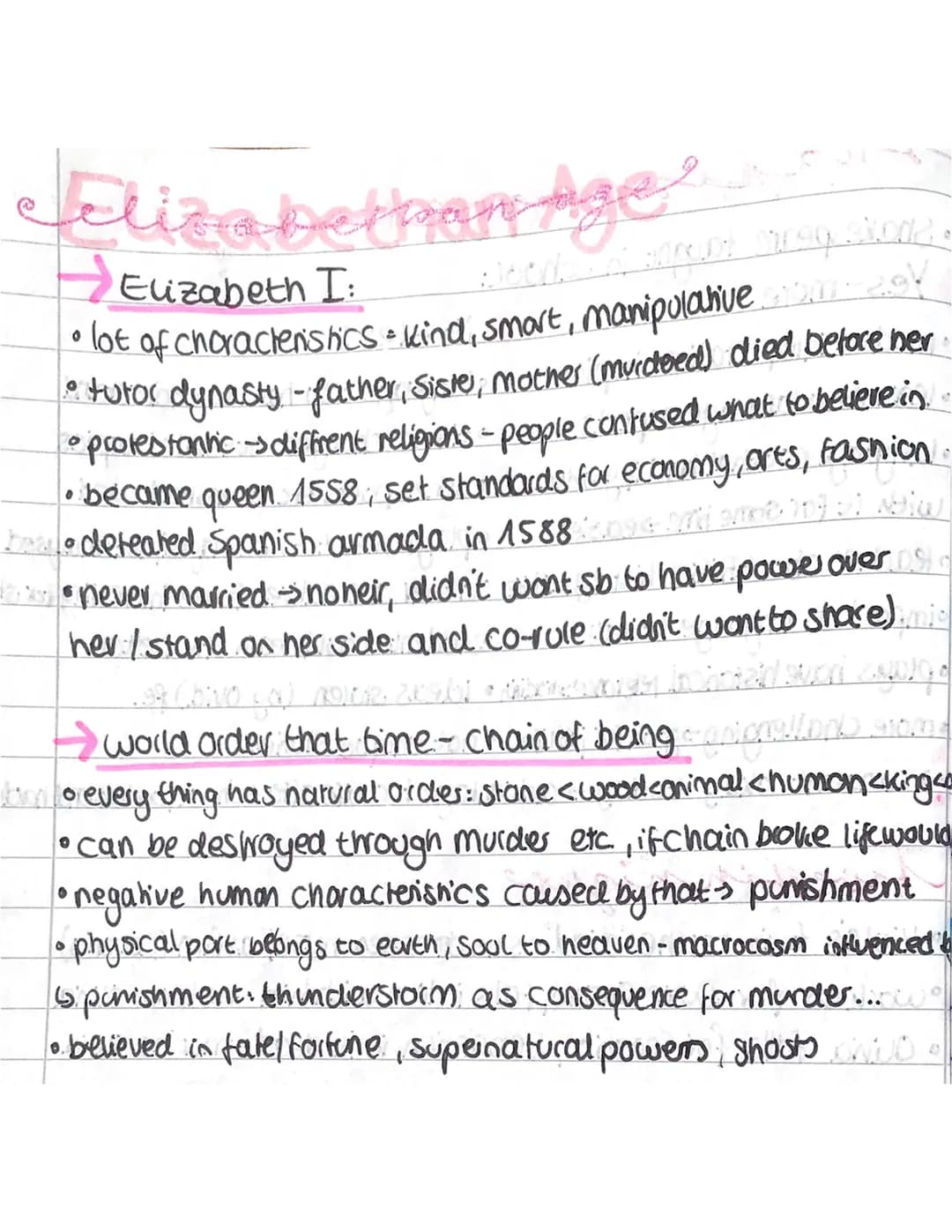 Elizabethen Age ²
→Elizabeth I:
Wood i sagens Geog No2
• lot of characteristics & Kind, smart, manipulativem-20V
• tutor dynasty - father, S