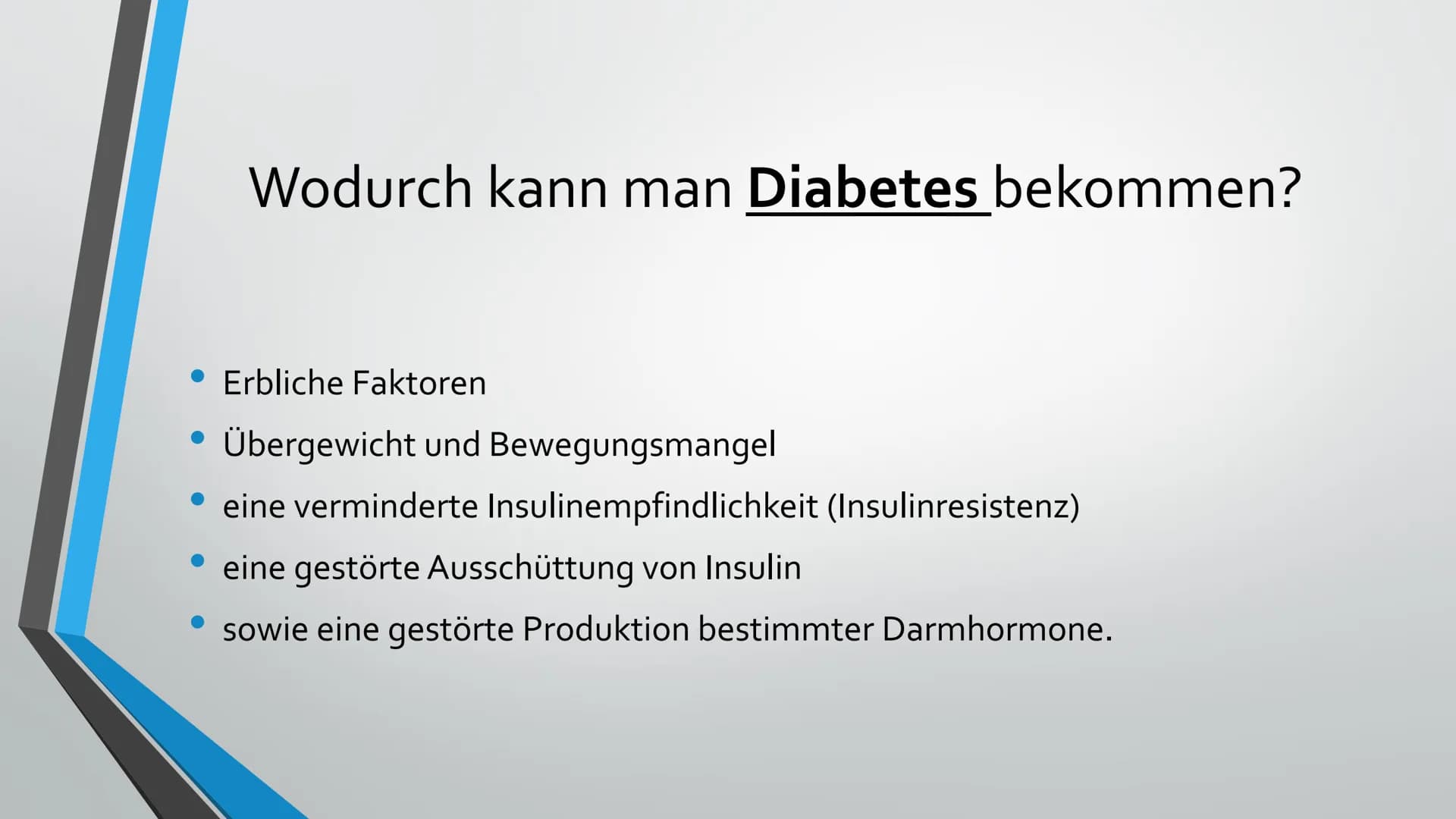 Diabetes
Hier Erkläre ich euch was Diabetes eigentlich ist und welche
Typen es gibt.
- Pascal Jeh. Was ist Diabetes?
• Diabetes ist eine Kra