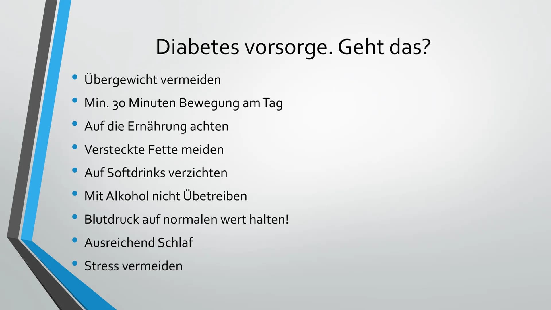Diabetes
Hier Erkläre ich euch was Diabetes eigentlich ist und welche
Typen es gibt.
- Pascal Jeh. Was ist Diabetes?
• Diabetes ist eine Kra
