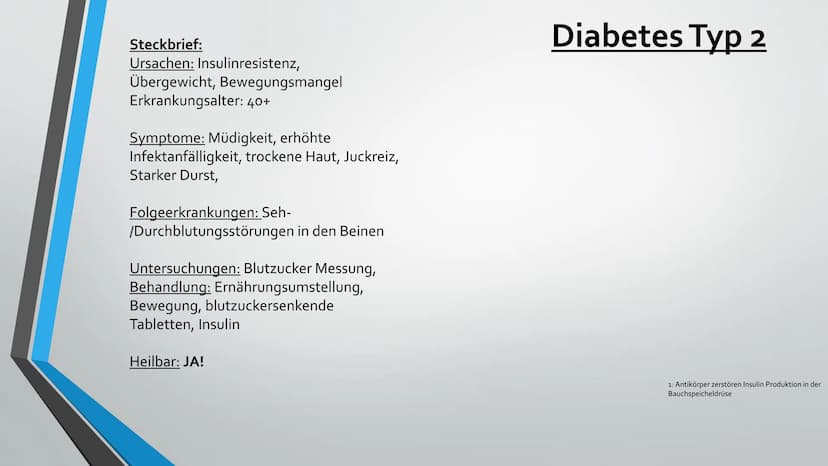 Diabetes
Hier Erkläre ich euch was Diabetes eigentlich ist und welche
Typen es gibt.
- Pascal Jeh. Was ist Diabetes?
• Diabetes ist eine Kra