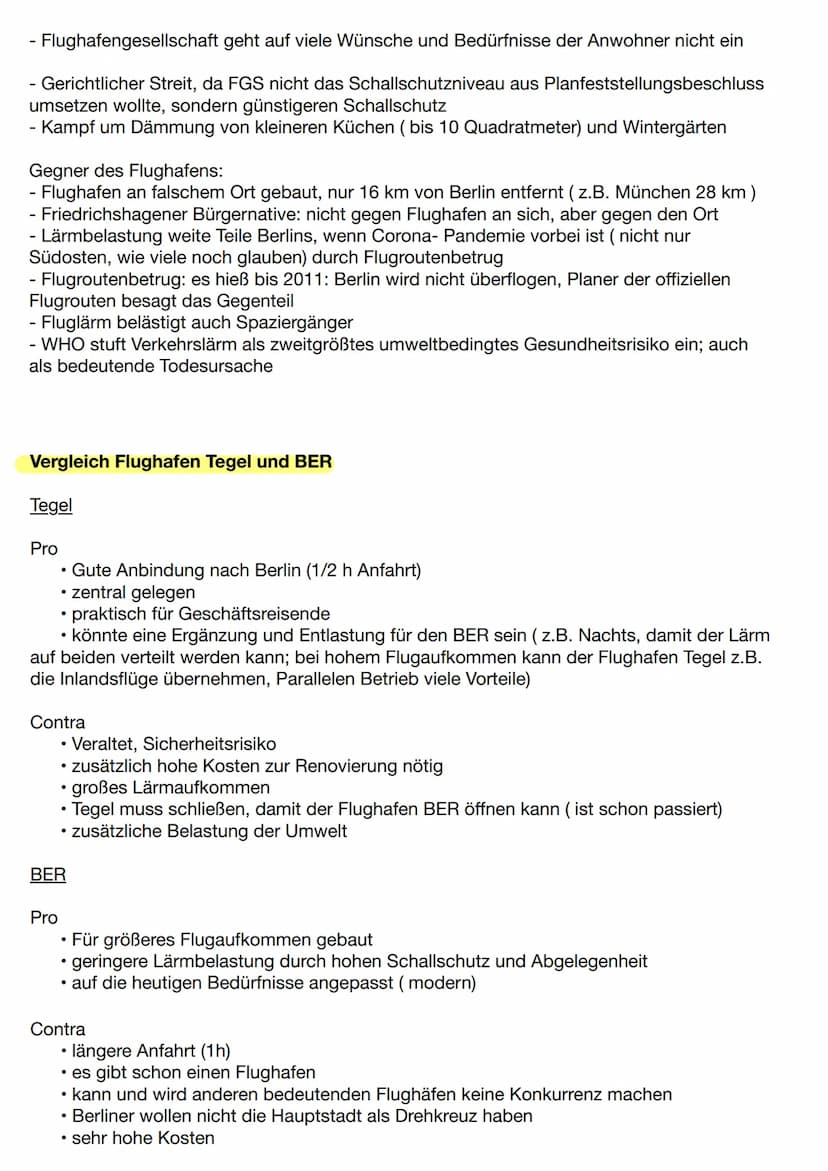 Flughafen BER
Bau:
●
●
●
Bauzeit: 5. September 2006 - 31. Oktober 2020
Eröffnungstermin wurde 7 mal verschoben
1470 ha groß
1996: Probleme b
