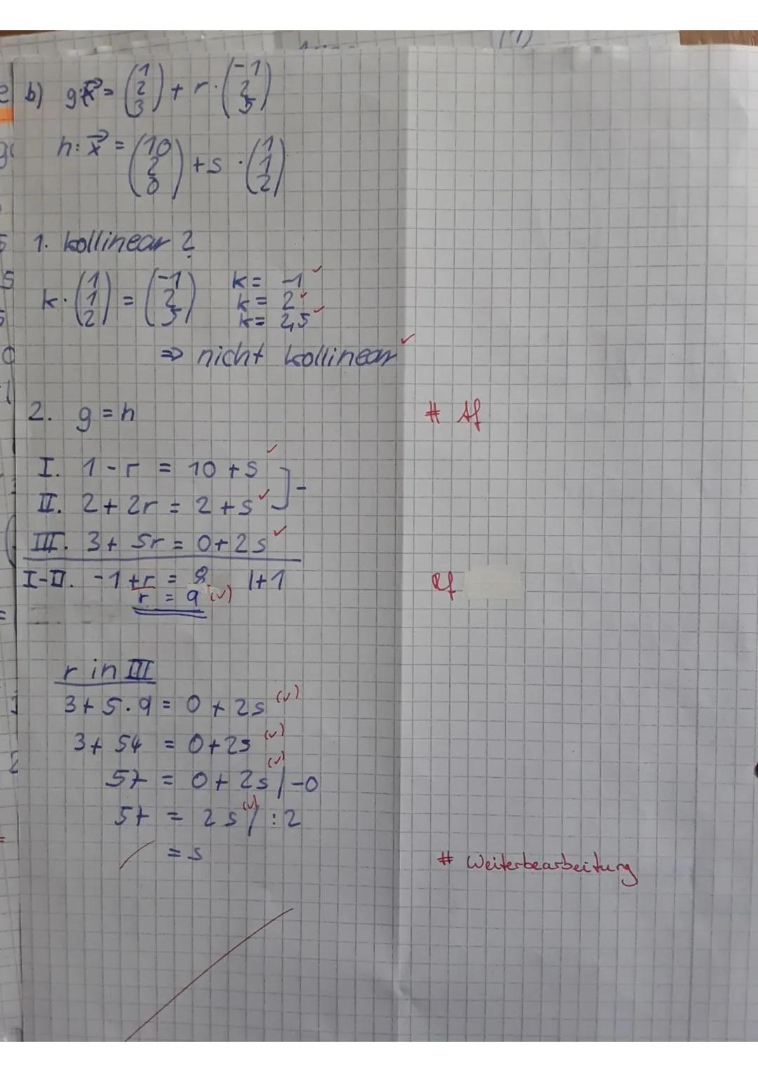 Q1 Mathematik GK-4. Klausur
Name:
Aufgabe 2 (Vektoren darstellen)
Gegeben
sind
die
Punkte
ř= AB, S = CD, t = BE und u = CA.
Teil I: Hilfsmit