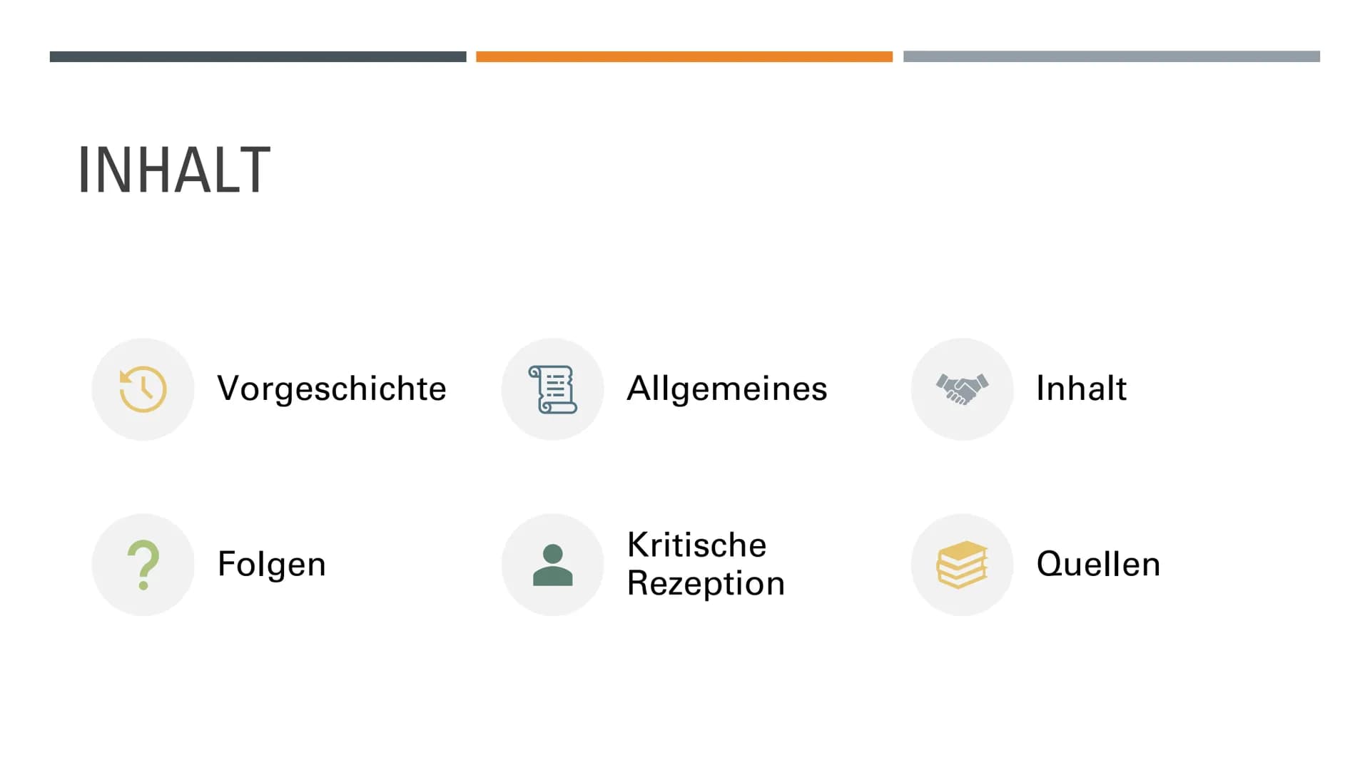 KONFERENZ VON
JALTA
4. BIS 11. FEBRUAR 1945 INHALT
3 Vorgeschichte 3 Allgemeines
? Folgen
Kritische
Rezeption
Inhalt
Quellen VORGESCHICHTE
C