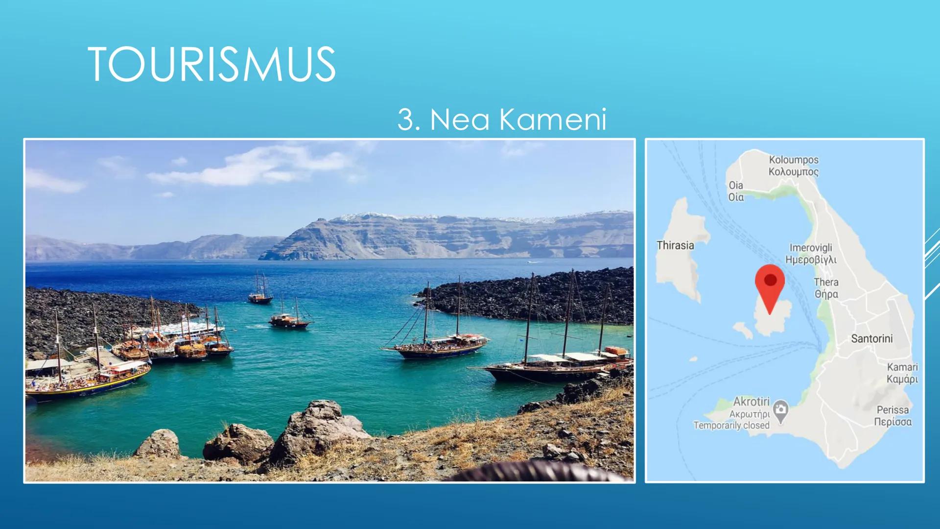 SANTORINI
eine wahnsinnig schöne griechische Insel INHALTSVERZEICHNIS
Informationen über Santorini
+ Geographische Eigenschaften
Das Vulkan 