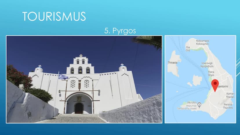SANTORINI
eine wahnsinnig schöne griechische Insel INHALTSVERZEICHNIS
Informationen über Santorini
+ Geographische Eigenschaften
Das Vulkan 