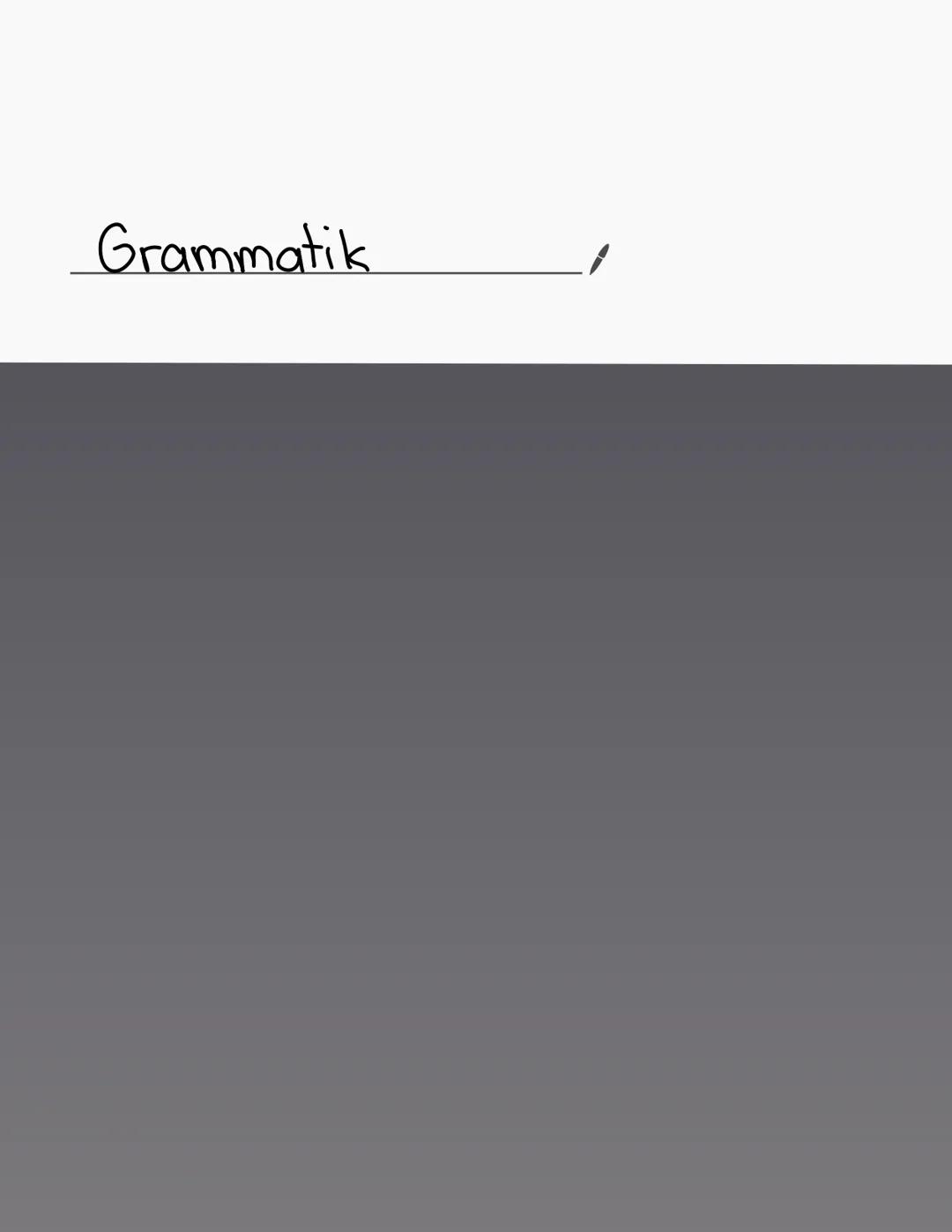 Grammatik Imperfekt
Indikativ Imperfekt
stamm
1. P. Sg.
2. P. Sg
3. P. Se
1. P. Pl.
2. P. PL.
3 P. PL
Perfekt
Indikativ Perfekt
2. P. Sg.
3.