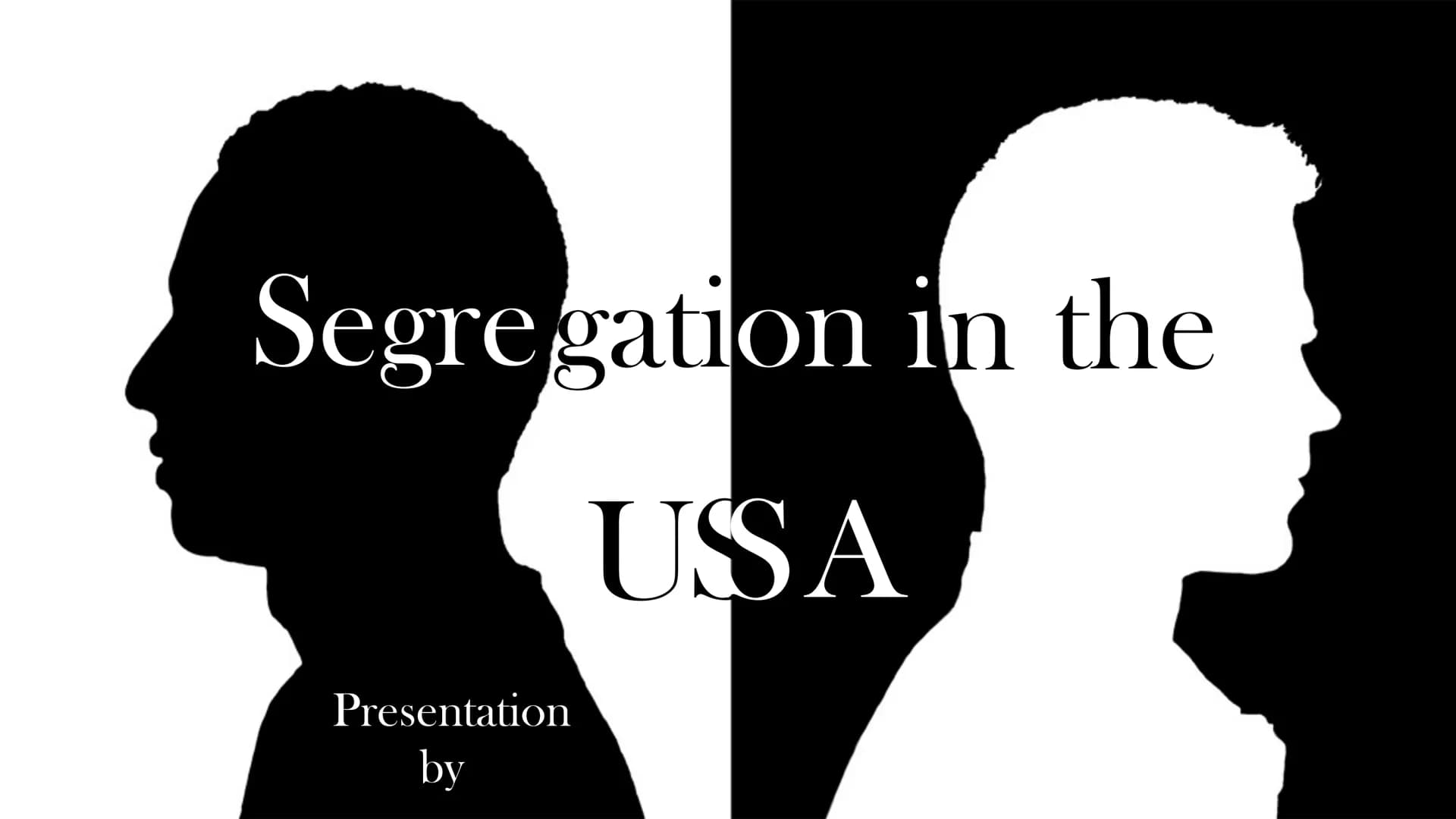 Segregation in the
Presentation
by
USA Structure
1. Definition
2. Begin of Segregation
3. Effects
4. Resistance Movements
4.1 National Assoc