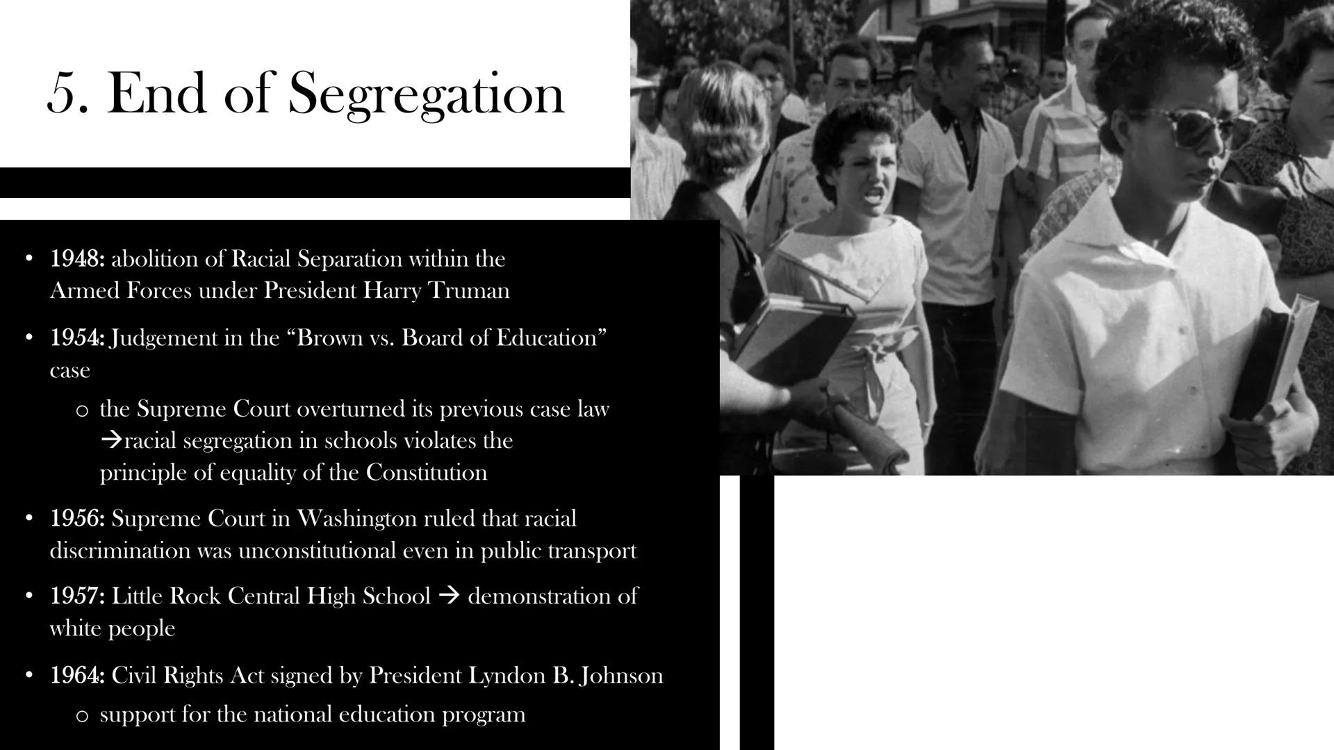 Segregation in the
Presentation
by
USA Structure
1. Definition
2. Begin of Segregation
3. Effects
4. Resistance Movements
4.1 National Assoc