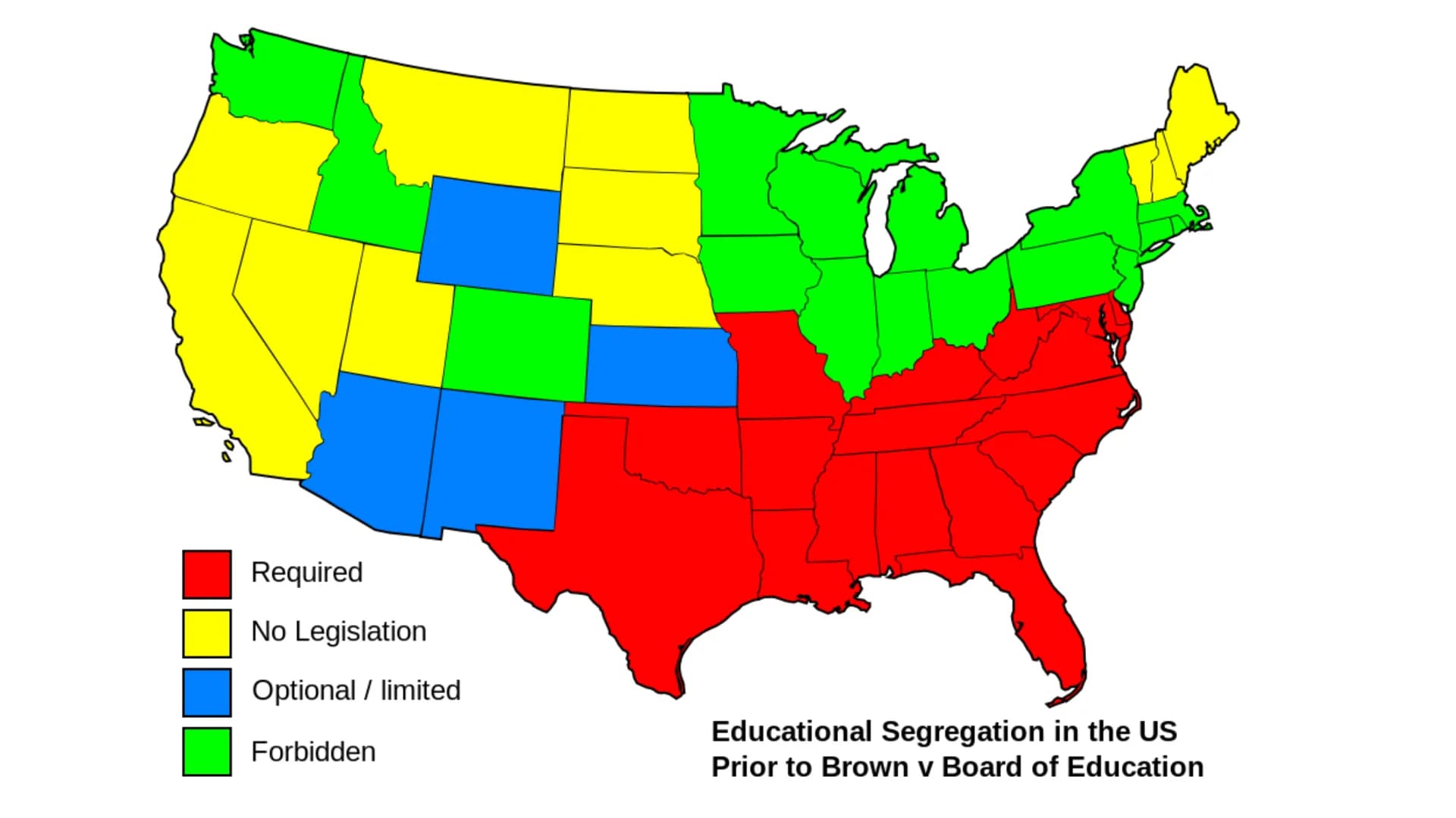 Segregation in the
Presentation
by
USA Structure
1. Definition
2. Begin of Segregation
3. Effects
4. Resistance Movements
4.1 National Assoc