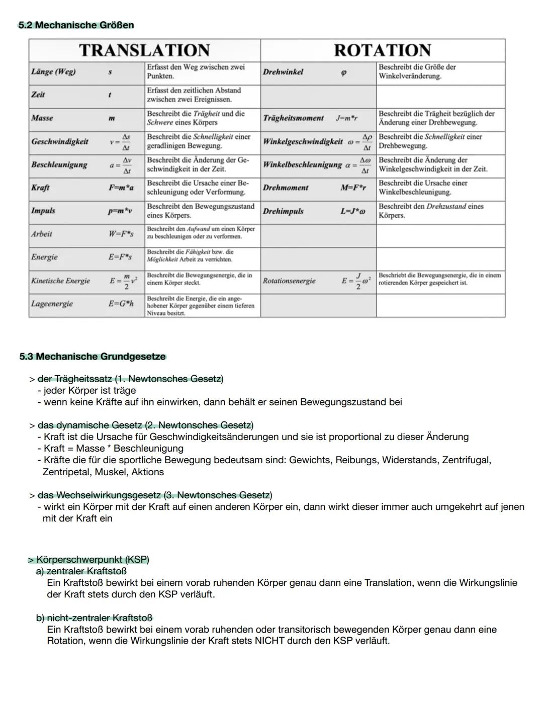 Klausur 2
Sport und Bewegung
Benennen von sportlichen Bewegungen
-> MERKMALE: zweckfrei, dürfen nicht durch maschinelle Vorgänge ersetzt wer