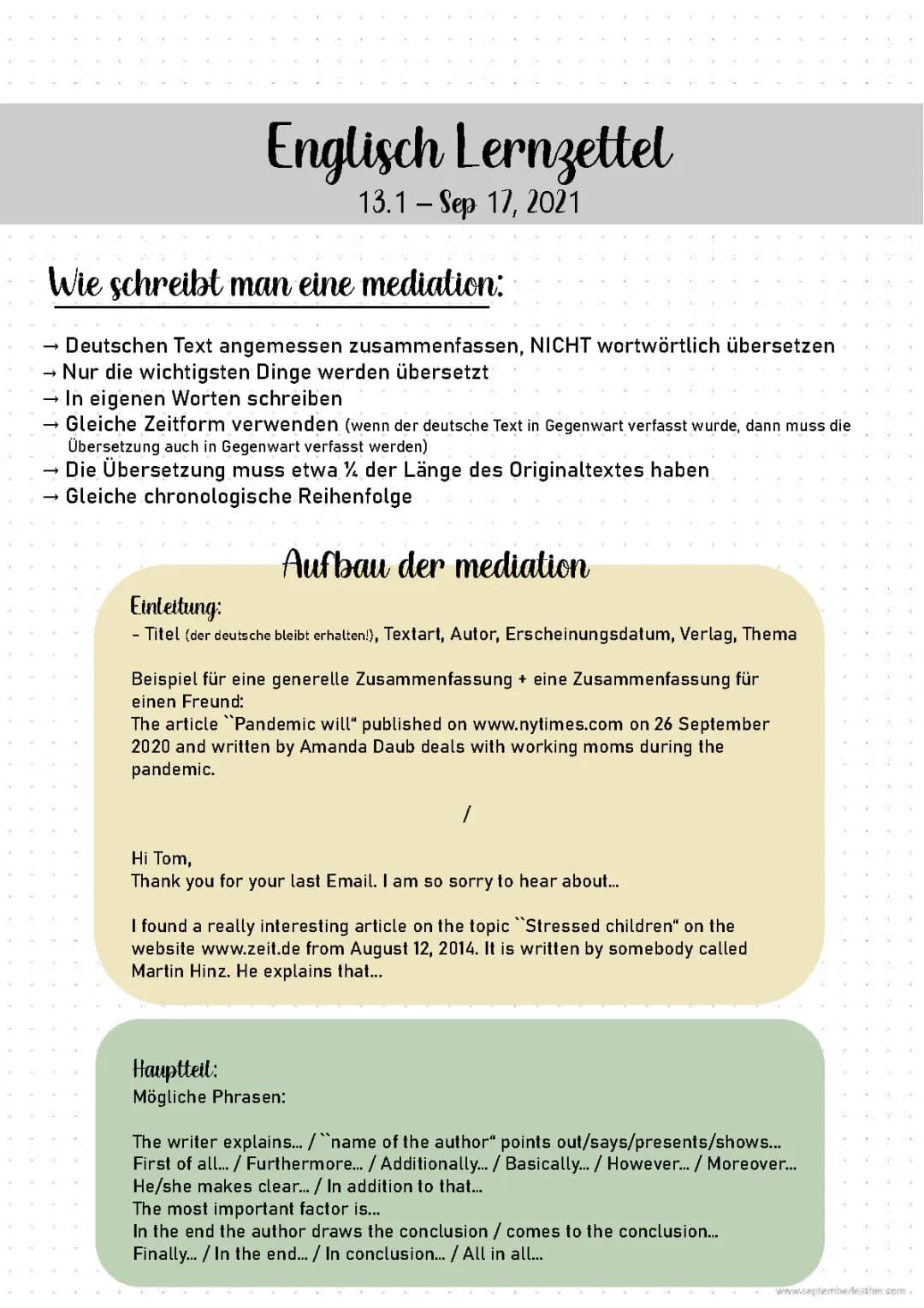 Mediation