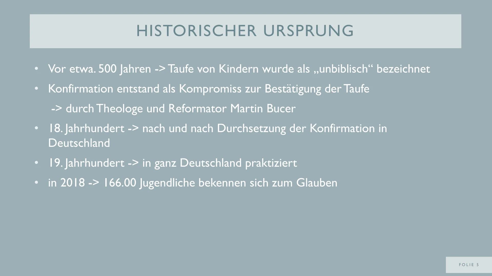 DIE
KONFIRMATION
ALS
ÜBERGANGSRITUS
VON
FOLIE I NOTIZEN FÜR ERWEITERTEN VORTRAG
WAS SIND ÜBERGANGSRITEN?
- Übergang eines Individuums von ei