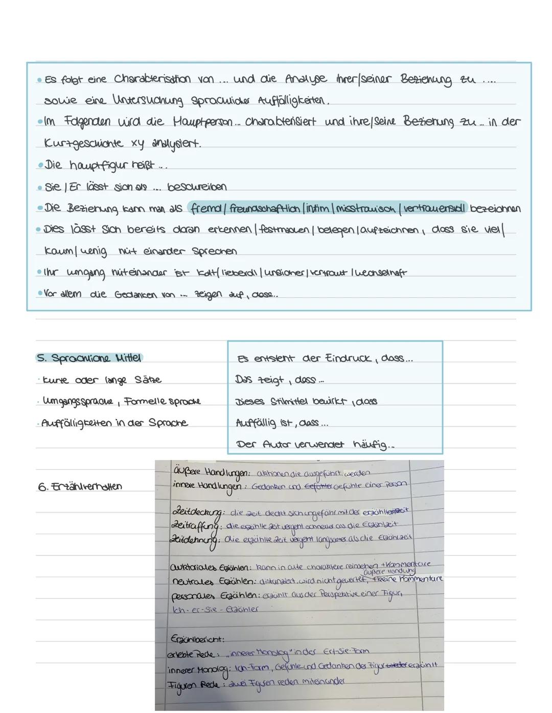 d4EF, Kos
Einleitung
Analyse einer Kurzgeschichte - Der Aufbau
Hauptteil
• knappe Zusammenfassung des Inhalts
• aspektorientierte Analyse¹
●
