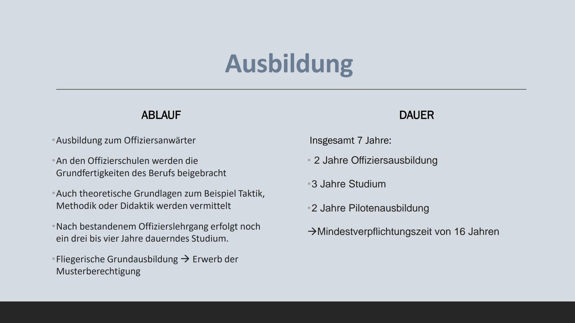Bundeswehr
Pilot Eignungstest
https://www.ausbildungspark.com/einstellungstest/bundeswehr/ Berufsbeschreibung
Was macht ein Bundeswehr Pilot