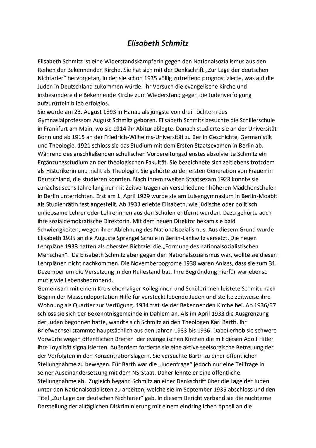 
<p>During the time of the National Socialism in Germany, there was a significant resistance from the Catholic and Protestant churches again