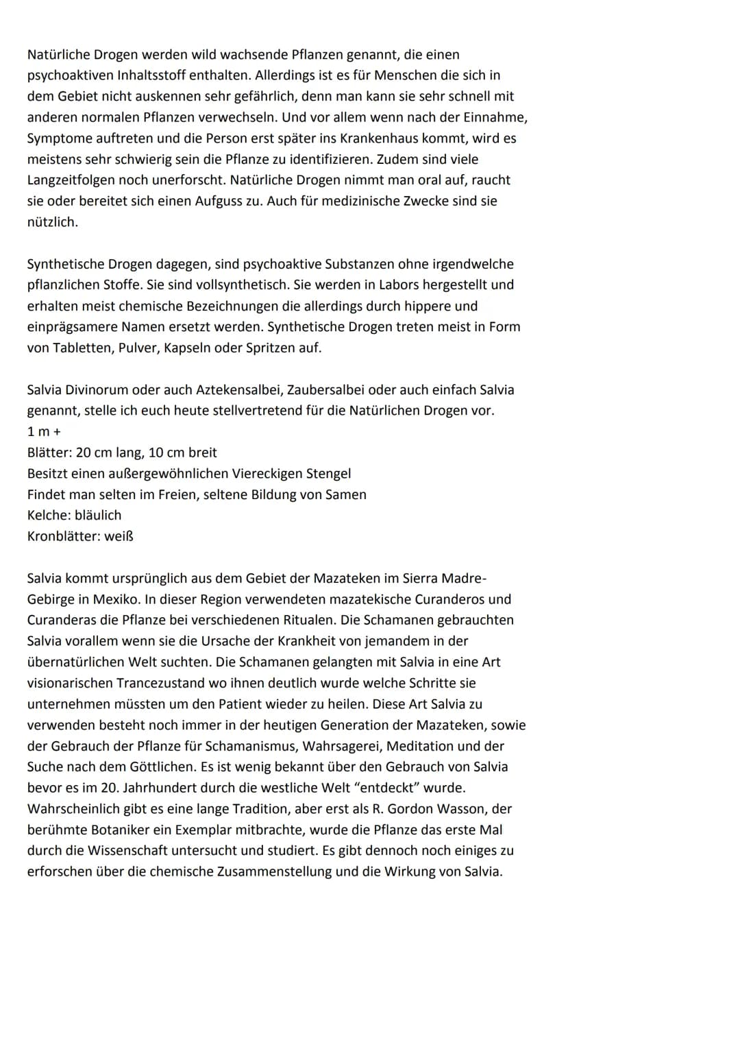 NATÜRLICHE DROGEN Damit ihr einen kleinen Überblick, über die Themen und Punkte bekommt,
die ich euch heute vorstellen werde: Hier meine Gli
