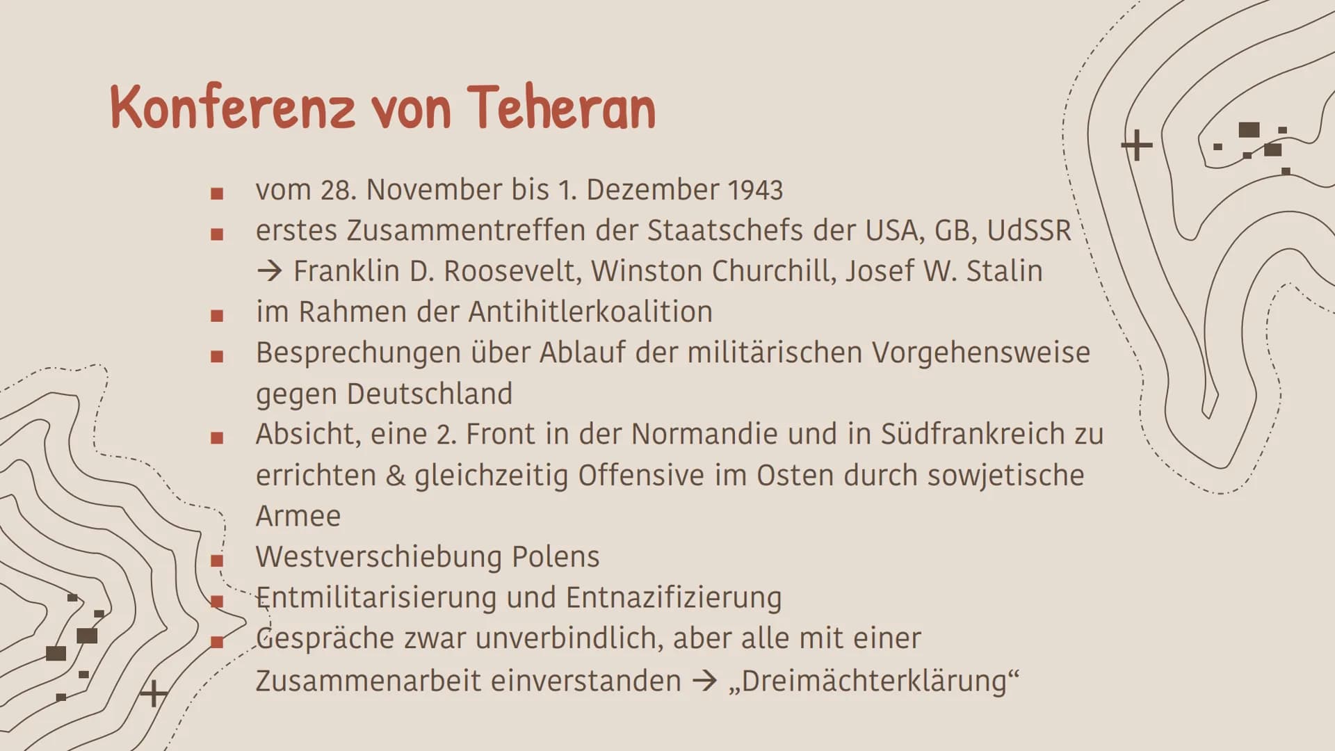 WALE
Hladkaliny
Zerstörung Neuanfang Verantwortung Nachkriegszeit
&
Potsdamer Abkommen GLIEDERUNG
1. Situation der Deutschen nach Kriegsende