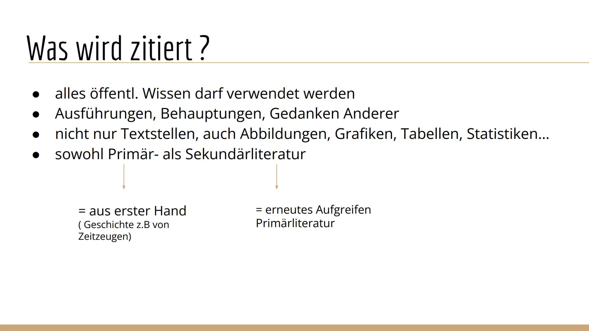 Zitieren GLIEDERUNG
1. Zitieren
2. Direktes Zitieren
3. Indirektes Zitieren
4. Sonderfälle
5. Quellen 1. ZITIEREN Zitieren definiert
Duden D