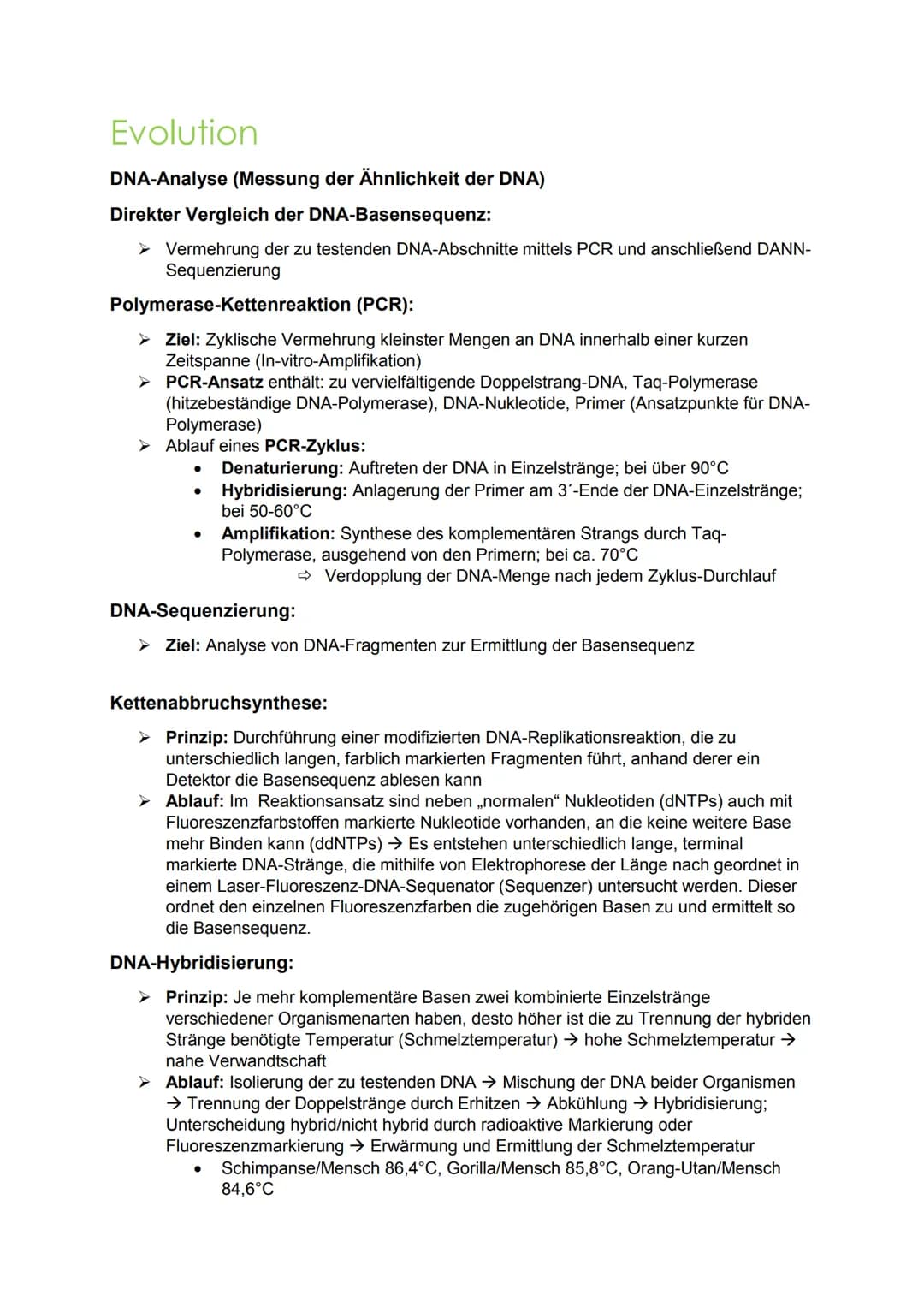 evolution Evolution
Hierarchische Einteilung der Organismen:
Stamm/Abteilung: Chordatiere
Unterstamm/-abteilung: Wirbeltiere
Klasse: Säugeti