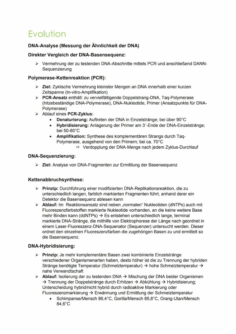 evolution Evolution
Hierarchische Einteilung der Organismen:
Stamm/Abteilung: Chordatiere
Unterstamm/-abteilung: Wirbeltiere
Klasse: Säugeti