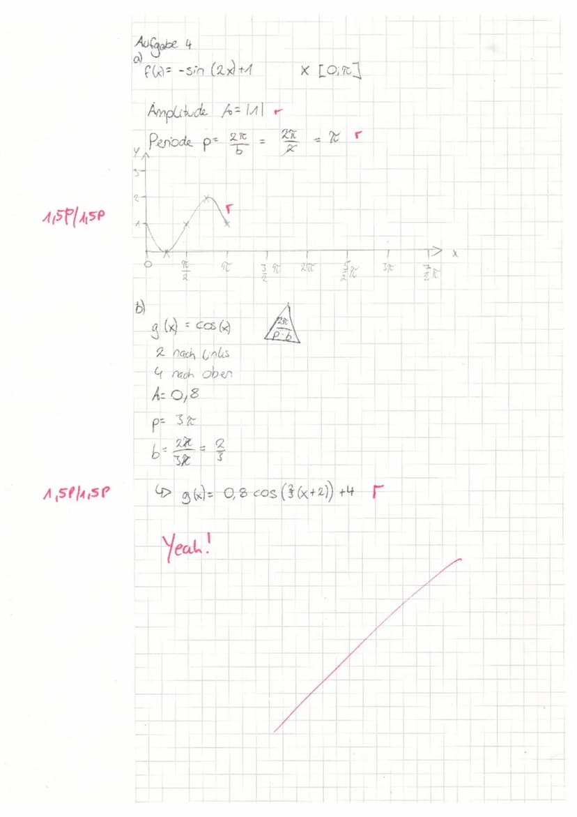 TEIL A: Ohne Hilfsmittel
Aufgabe 1:
Bilde die erste Ableitung der Funktion f.
a) f(x) = 2x³ - 6x² +/=//
b) f(x)= x³ (-2x + 1)¹
Aufgabe 2:
Lö